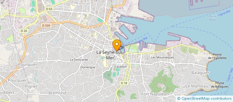 localisation de l'entreprise E.M.E  LA SEYNE-SUR-MER