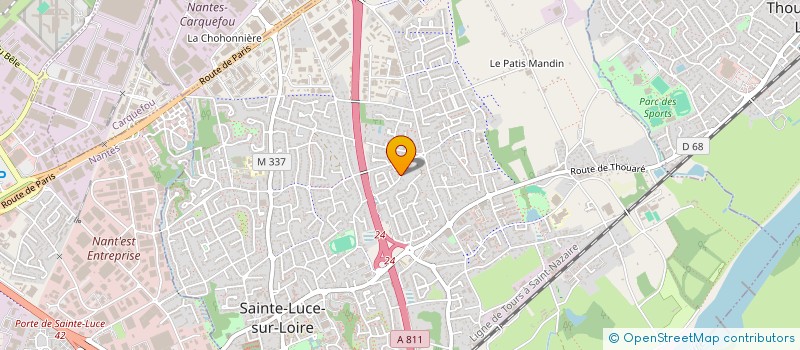 localisation de l'entreprise E.M.E.S. BRETAGNE PAYS DE LOIRE à SAINTE-LUCE-SUR-LOIRE
