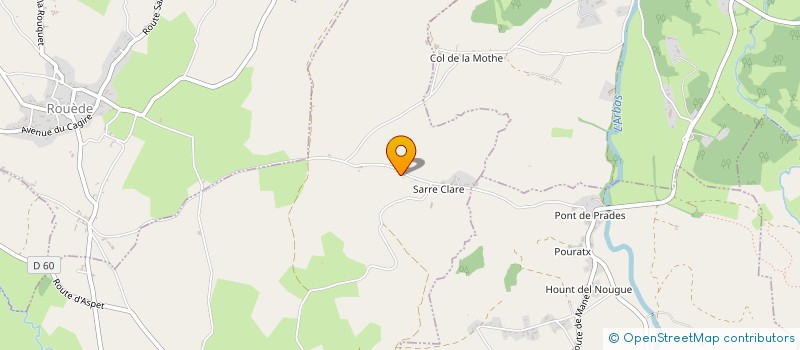 localisation de l'entreprise E.M.F  CASTELBIAGUE