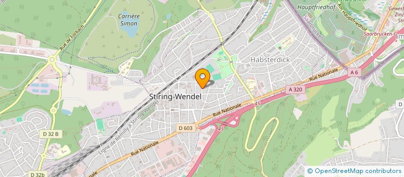 localisation de l'entreprise E.M.F.T  STIRING-WENDEL