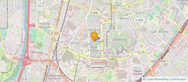 localisation de l'entreprise E&M FRESH FOOD à GRENOBLE