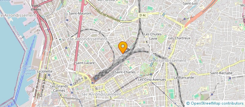 localisation de l'entreprise E.M.G.13 à MARSEILLE