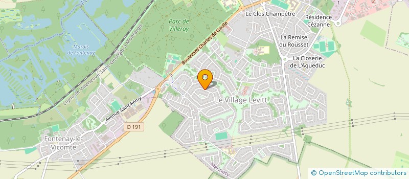 localisation de l'entreprise E.M.G.C  MENNECY