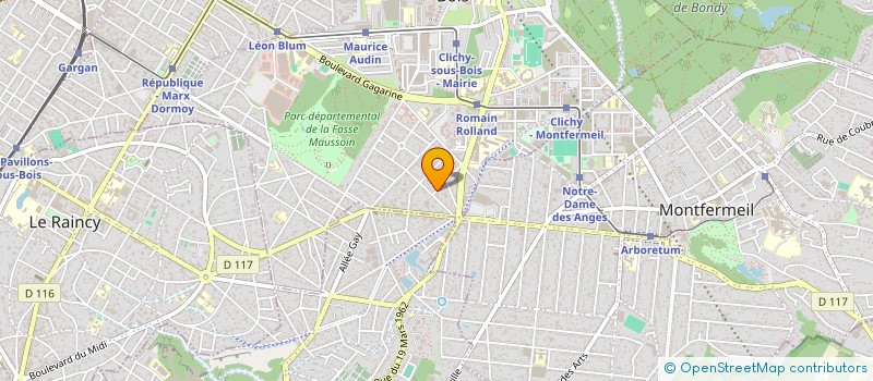 localisation de l'entreprise E M G I à CLICHY-SOUS-BOIS