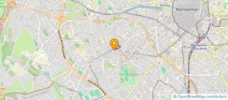 localisation de l'entreprise E.M.G.T. à MONTPELLIER