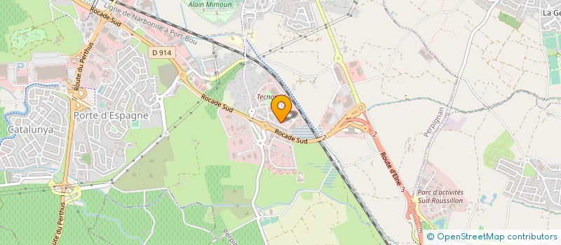 localisation de l'entreprise E.M.H. à PERPIGNAN