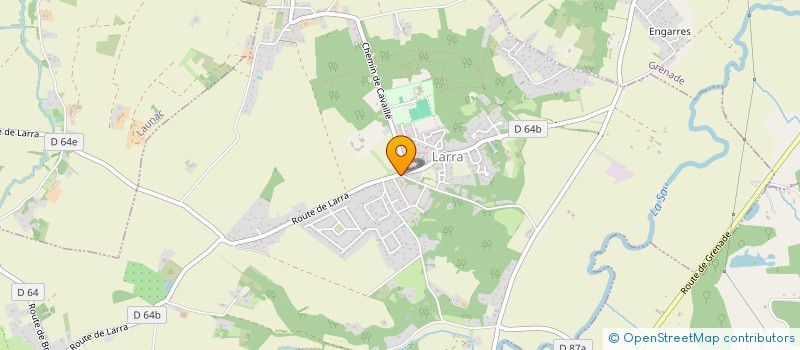 localisation de l'entreprise E.M.H. EMILIE MARTY HOLDING  LARRA