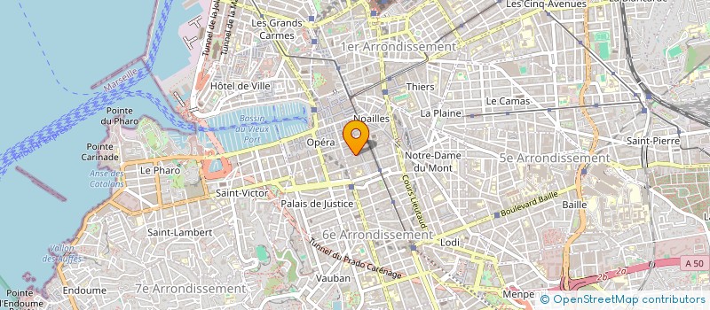 localisation de l'entreprise E.M.I.  MARSEILLE