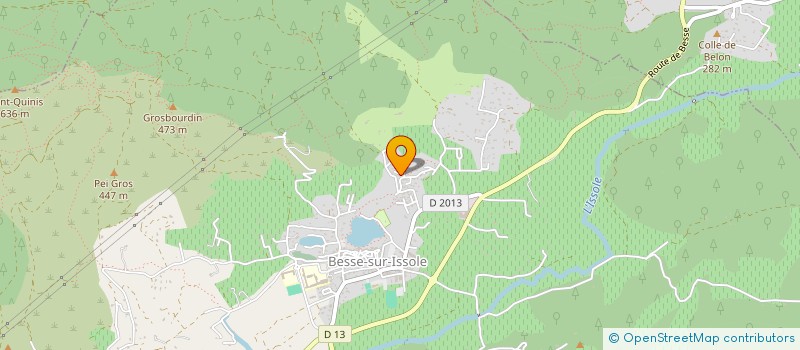 localisation de l'entreprise E.M.I à BESSE-SUR-ISSOLE