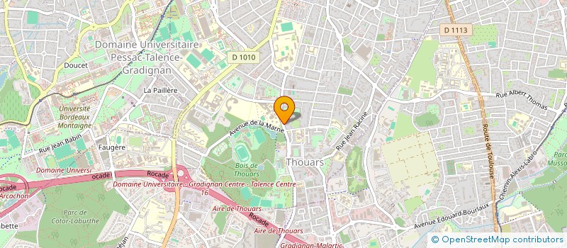 localisation de l'entreprise E.M.I.R  TALENCE