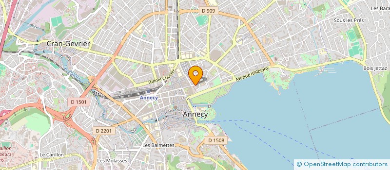 localisation de l'entreprise E & M IMMOBILIER à ANNECY