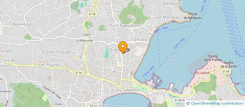 localisation de l'entreprise E&M IMMOBILIER à LA SEYNE-SUR-MER