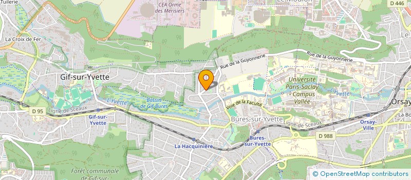 localisation de l'entreprise E.M.J. REAL ESTATE à BURES-SUR-YVETTE