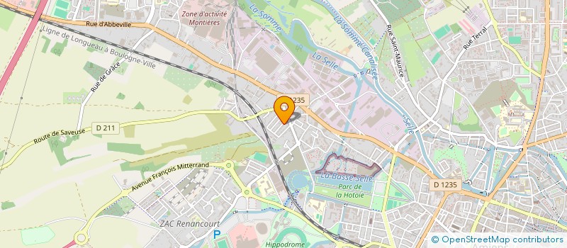 localisation de l'entreprise E.M.L à AMIENS