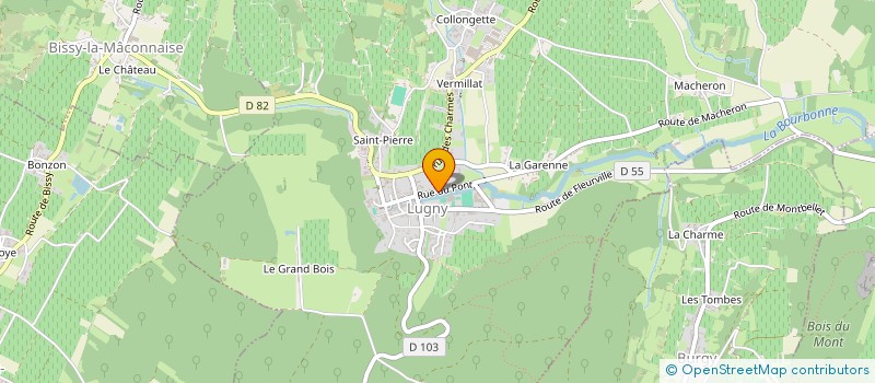 localisation de l'entreprise E M L A à LUGNY