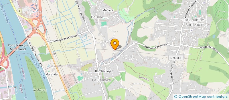 localisation de l'entreprise E.M.M.A. 2012  BOULIAC