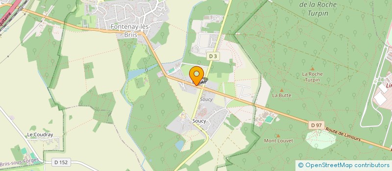 localisation de l'entreprise E M O  FONTENAY-LES-BRIIS