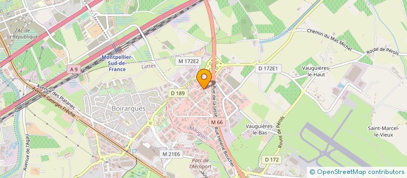 localisation de l'entreprise E.M.O. TECH à MAUGUIO