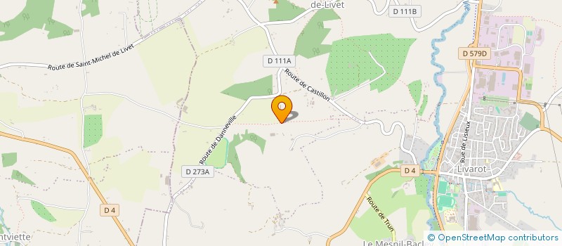 localisation de l'entreprise E.M.P.  SAINT-PIERRE-EN-AUGE