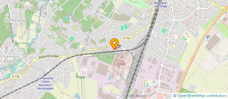 localisation de l'entreprise E.M.P. à BRETIGNY-SUR-ORGE