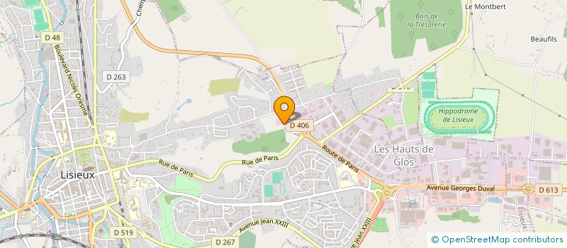 localisation de l'entreprise E.M.P. à LISIEUX