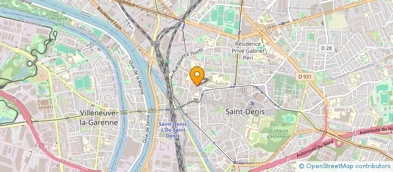 localisation de l'entreprise E-M-P à SAINT-DENIS