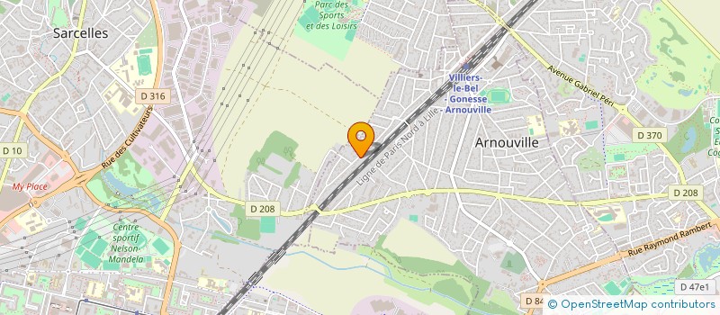 localisation de l'entreprise E.M.P HABITAT  GONESSE