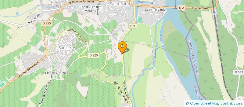 localisation de l'entreprise E M P LOIRE à SANCERRE