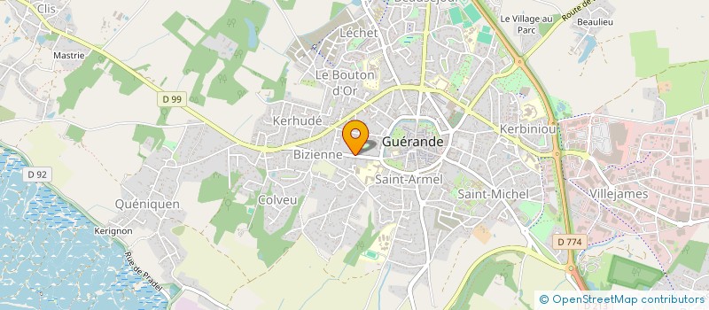 localisation de l'entreprise E.M.P.S.  GUERANDE