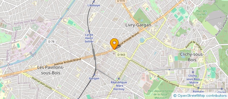 localisation de l'entreprise E.M. PRESTIGE à LIVRY-GARGAN