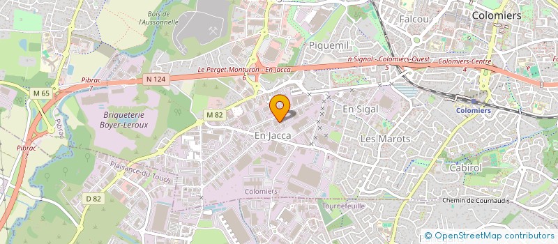 localisation de l'entreprise E.M.R à COLOMIERS