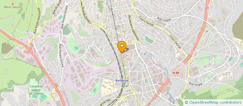 localisation de l'entreprise E.M.R.G  SAINT-ETIENNE