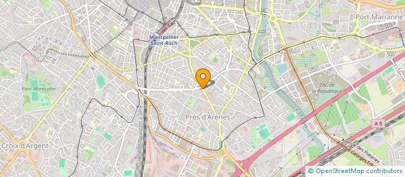 localisation de l'entreprise E M S à MONTPELLIER