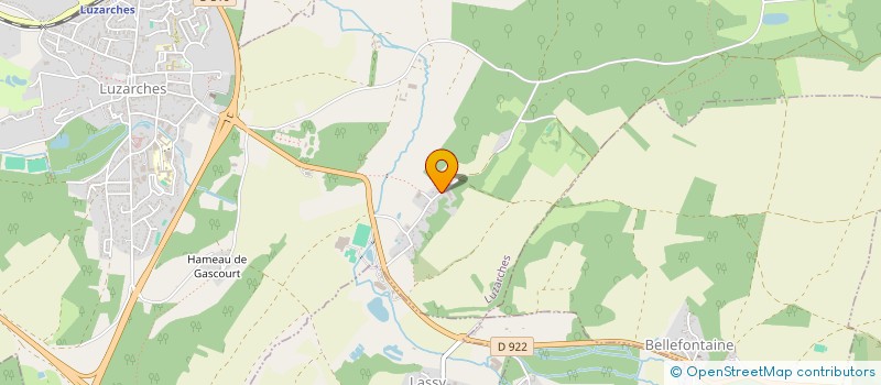 localisation de l'entreprise E.M.S.  LUZARCHES