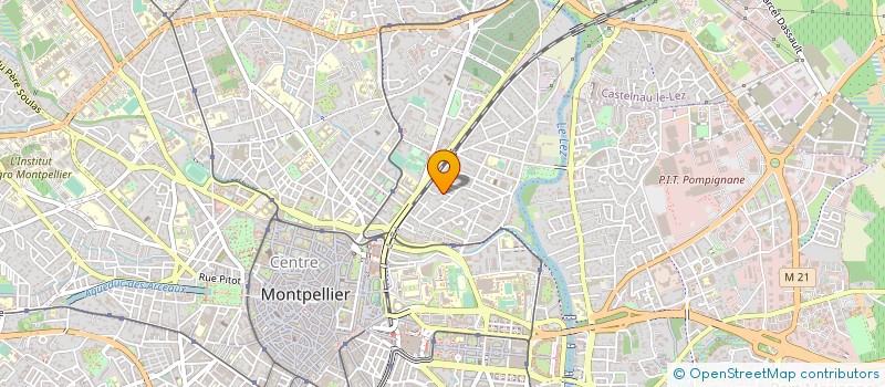 localisation de l'entreprise E.M.S.A. à MONTPELLIER