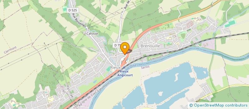 localisation de l'entreprise E & M SALES  RIEUX