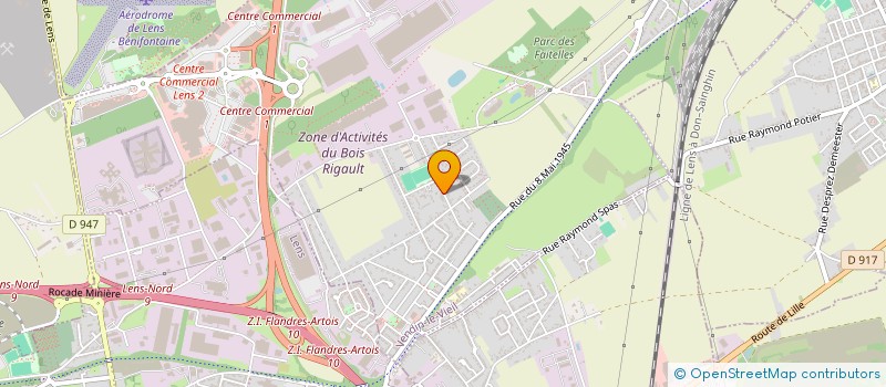 localisation de l'entreprise E&M SECURITE  VENDIN LE VIEIL