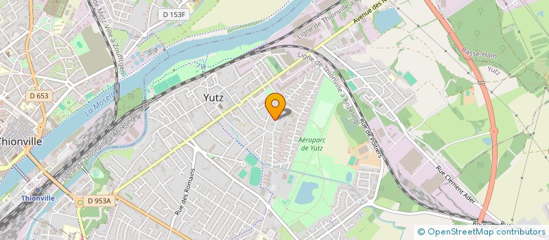 localisation de l'entreprise E.M.STREET  YUTZ