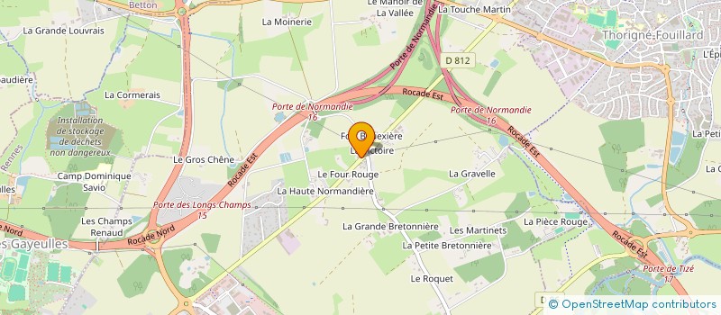 localisation de l'entreprise E.M.T.  CESSON-SEVIGNE