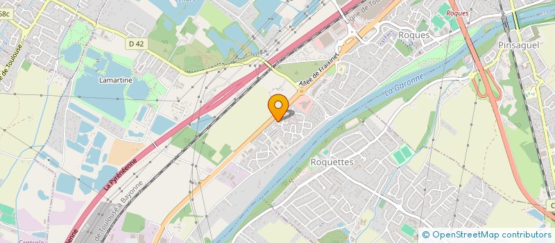 localisation de l'entreprise E.M.T  ROQUES