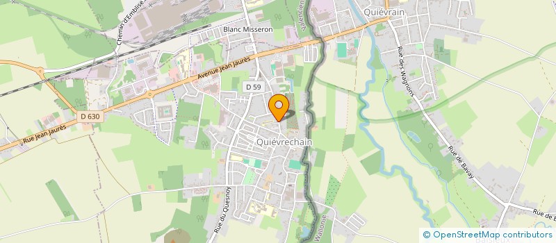 localisation de l'entreprise E M T I (EUROPE MAINTENANCE TUYAUTERIE INDUSTRIELLE)  QUIEVRECHAIN