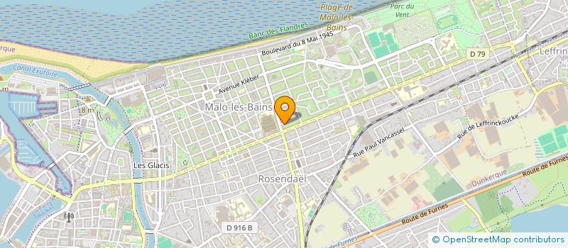 localisation de l'entreprise E.M.T. LAFAYETTE à DUNKERQUE