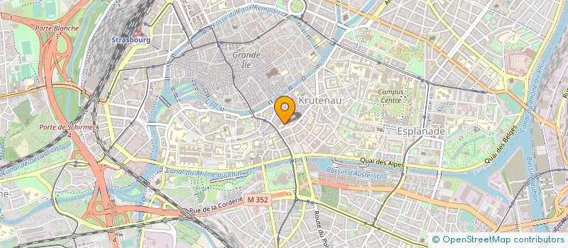 localisation de l'entreprise E.M.V. DIFFUSION à STRASBOURG