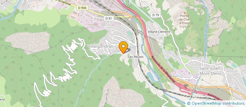 localisation de l'entreprise E.M.Y. à ALBIEZ-MONTROND