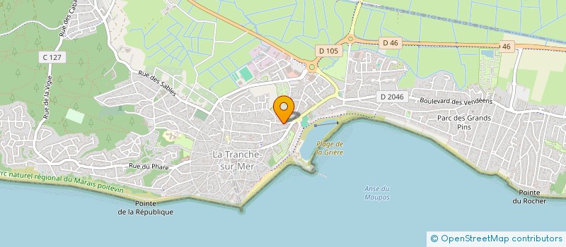 localisation de l'entreprise E.M.Y. LOCATION à LA TRANCHE-SUR-MER