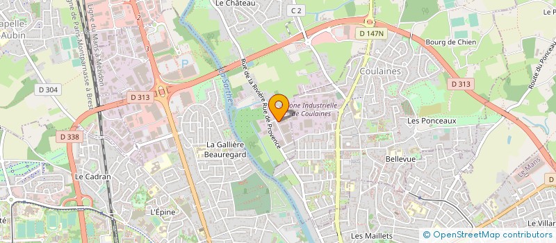 localisation de l'entreprise E MA CUISINE à SAINT-PAVACE