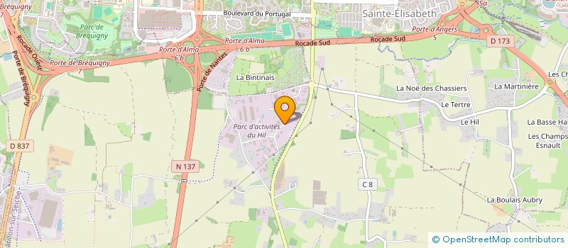 localisation de l'entreprise E. MACQUAIRE  NOYAL-CHATILLON-SUR-SEICHE