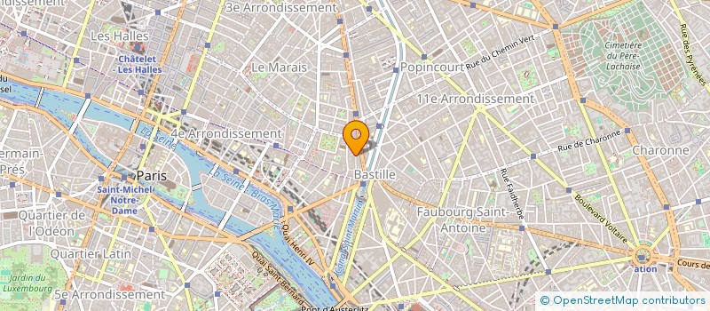 localisation de l'entreprise E-MAGE M'TON CORPS à PARIS