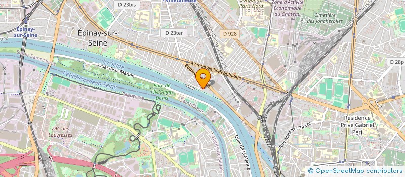 localisation de l'entreprise E-MAGINE à EPINAY-SUR-SEINE