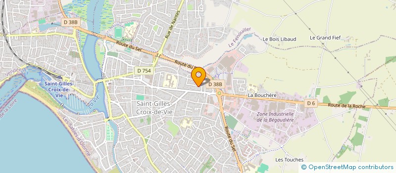 localisation de l'entreprise E-MAGINEO à SAINT-GILLES-CROIX-DE-VIE